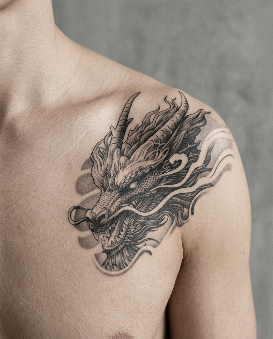 Herbal Tattoo Paste semi-permanent tattoo shown on skin